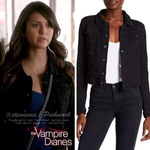 Diesel Fringi-Ne Denim Jean Jacket ASO Elena Gilbert